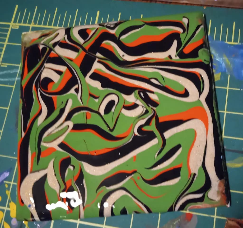 Vibrant Whirl: A Dance of Colorful Textures in Abstract Harmony