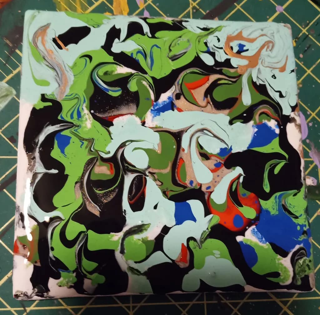 Whispers of Nature: A Dance of Color and Emotion in Abstract Form