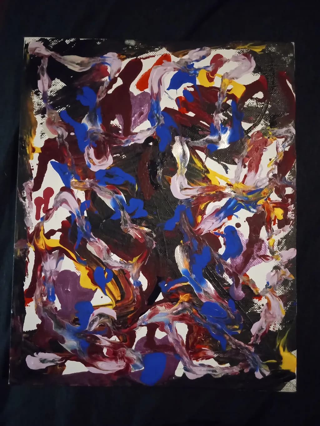 Whirlwind of Emotions: A Dance of Color and Chaos