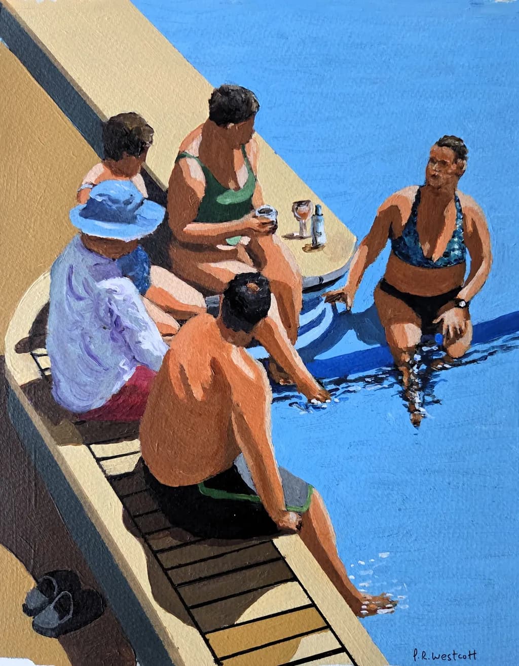 Poolside Friends