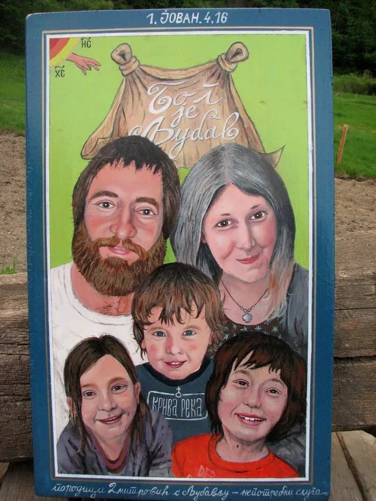 Family Ties: A Colorful Portrait of Love and Togetherness