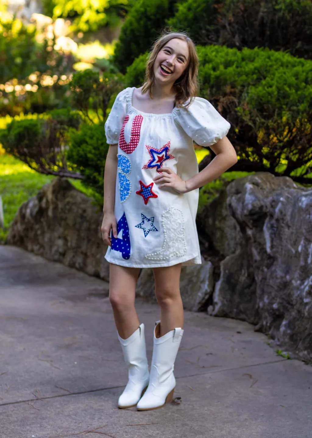 Patchwork Stars Dress