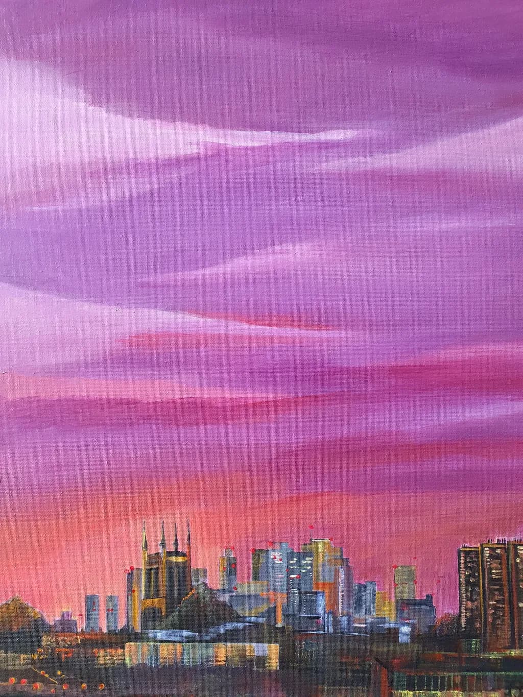 Whispers of Twilight: A Serene Cityscape at Dusk