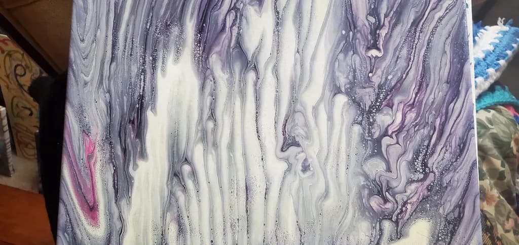 Purple Swirl Fluid