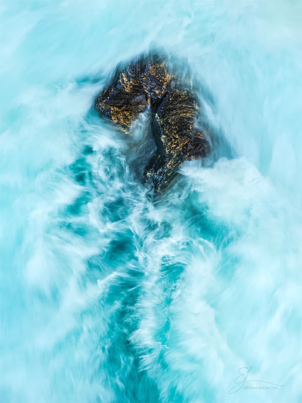 Whispers of the Ocean: A Dance of Waves and Stone
