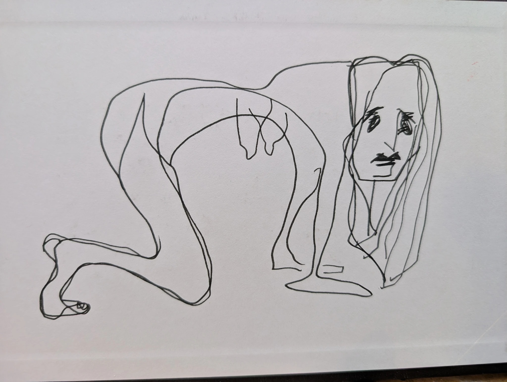 Escape Figure Sketch