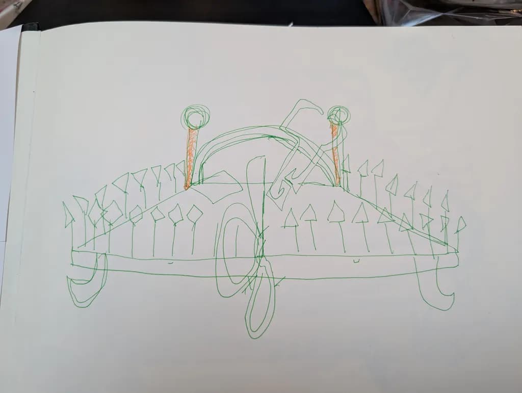 Arrow Fortress Sketch