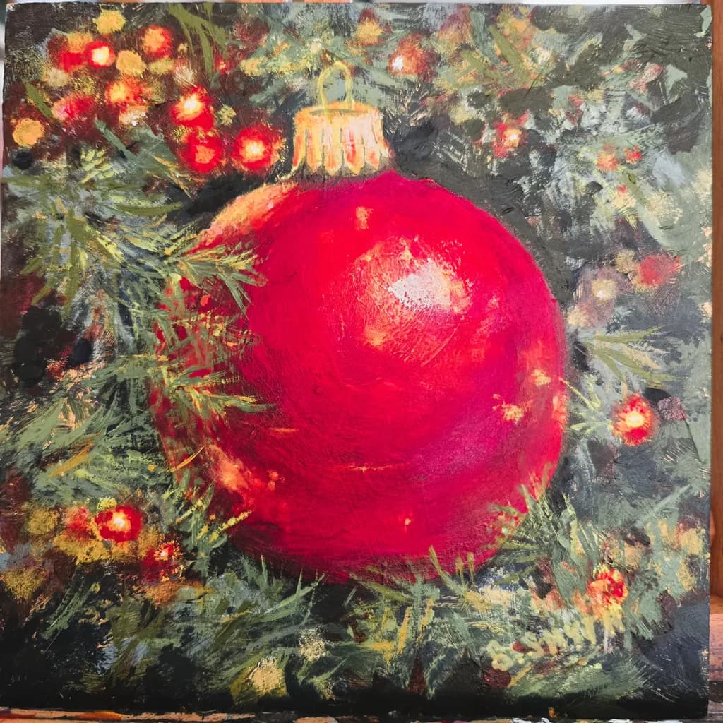 Red Christmas Ornament