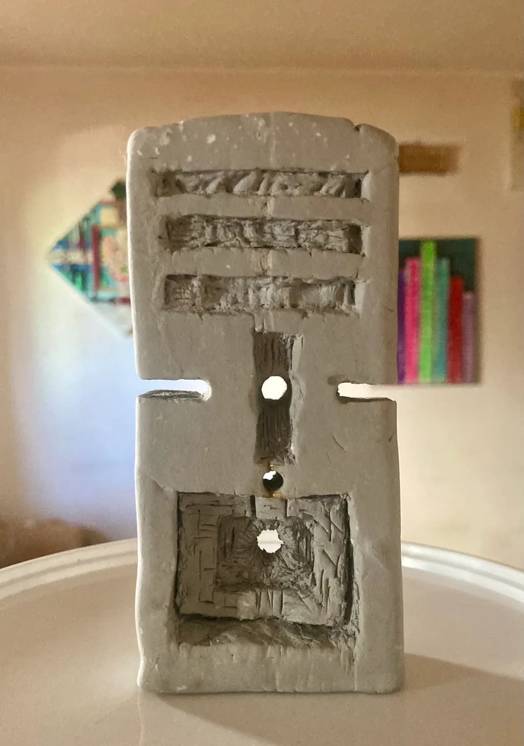 Whispers of Clay: A Textured Journey Through Form and Space