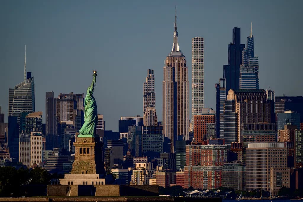 Liberty and the New York Skyline