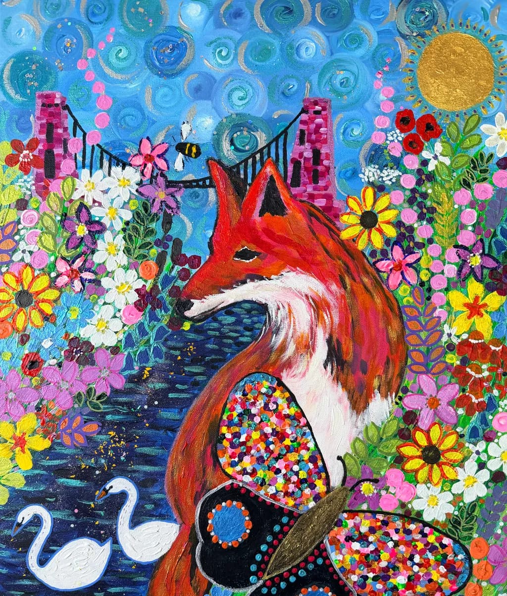 Fox in Bloom