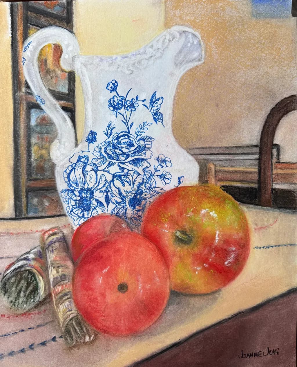 Floral Pitcher Still Life