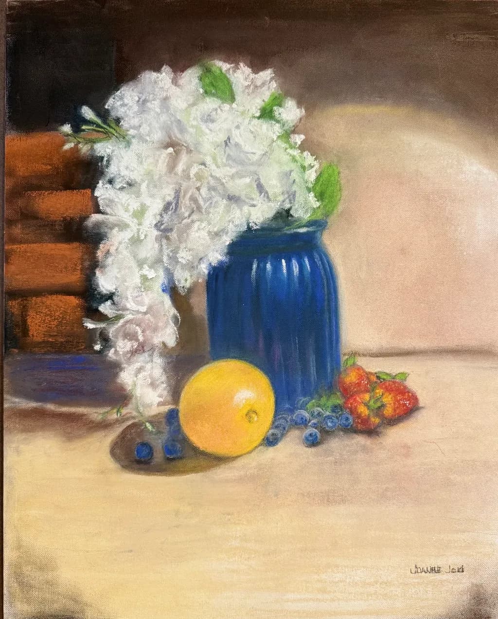 Blue Vase Still Life