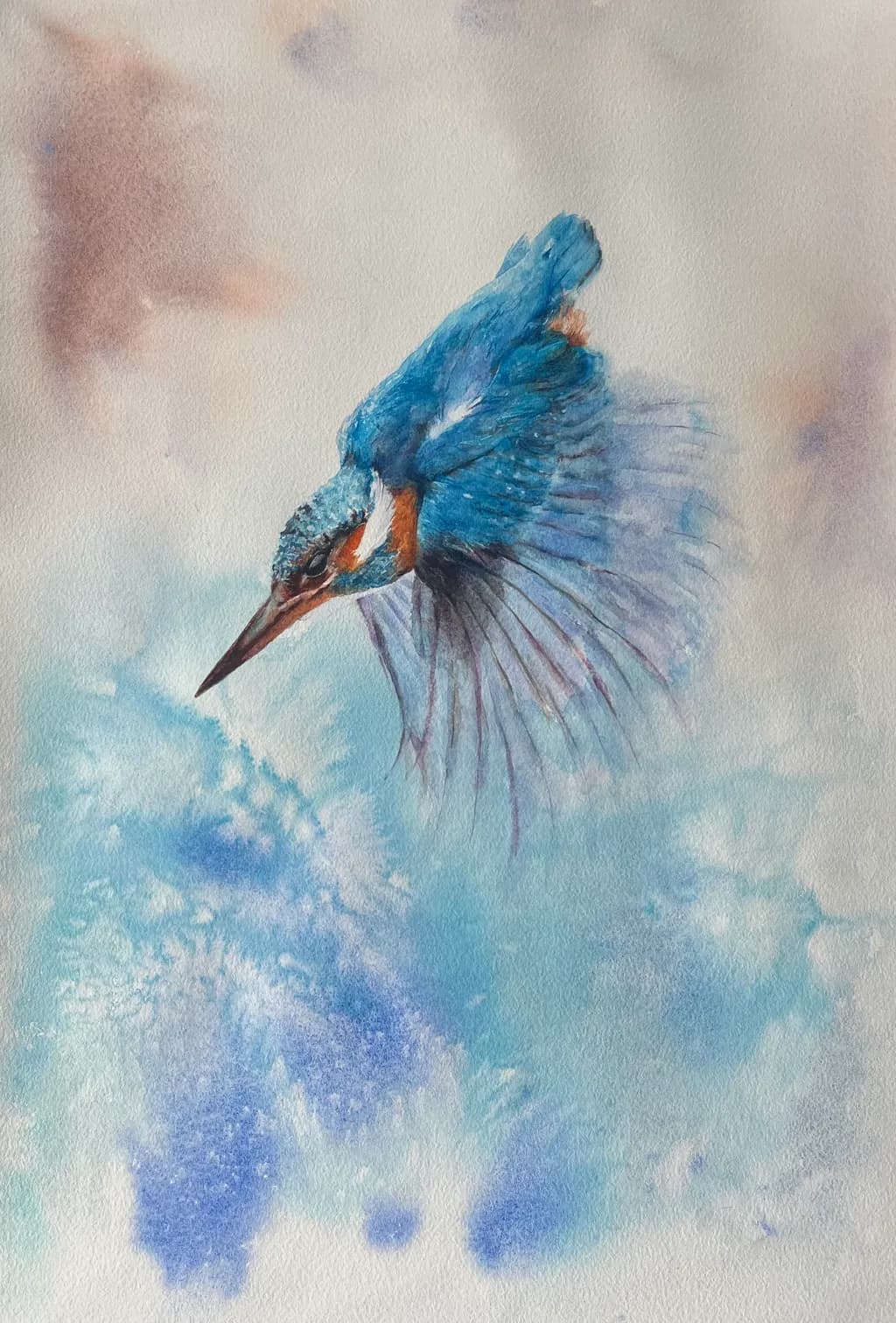 Diving Kingfisher