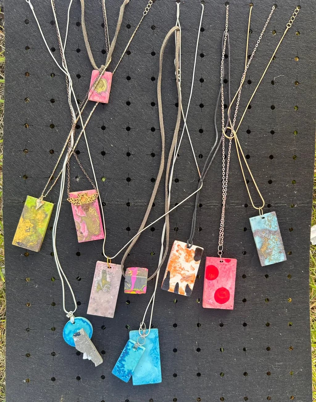 Colorblock Pendants