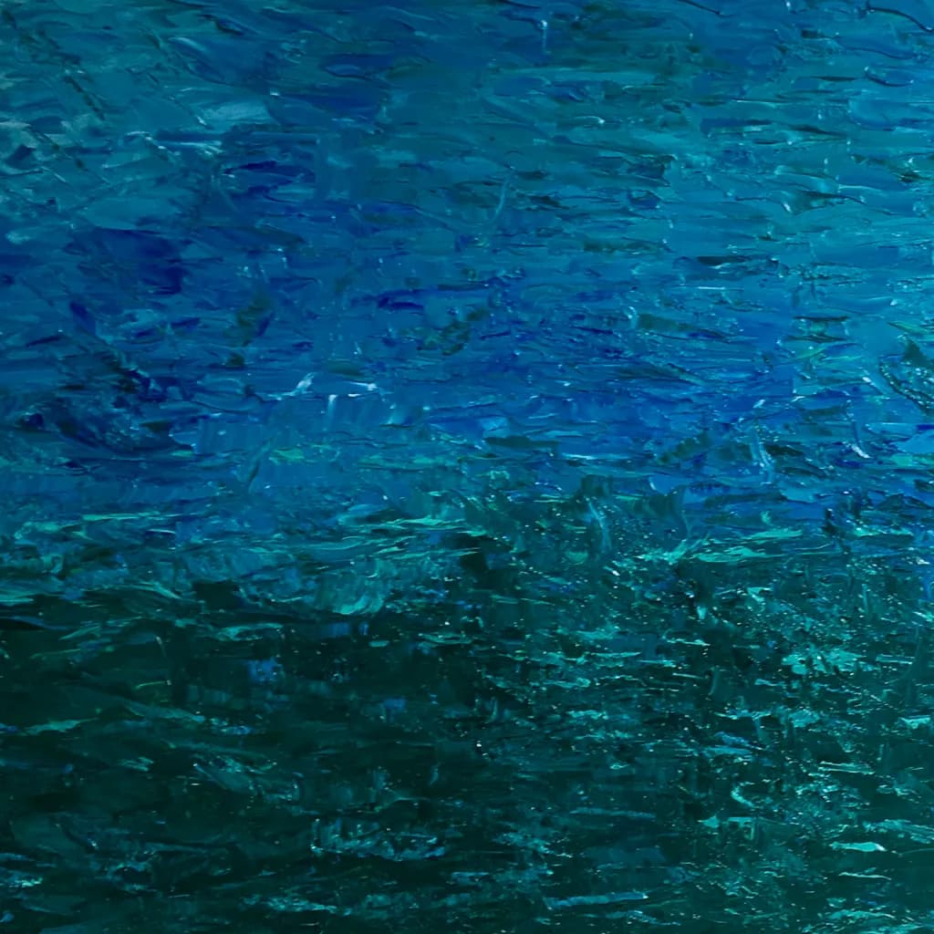 Serene Depths: An Abstract Journey Through Fluid Blues