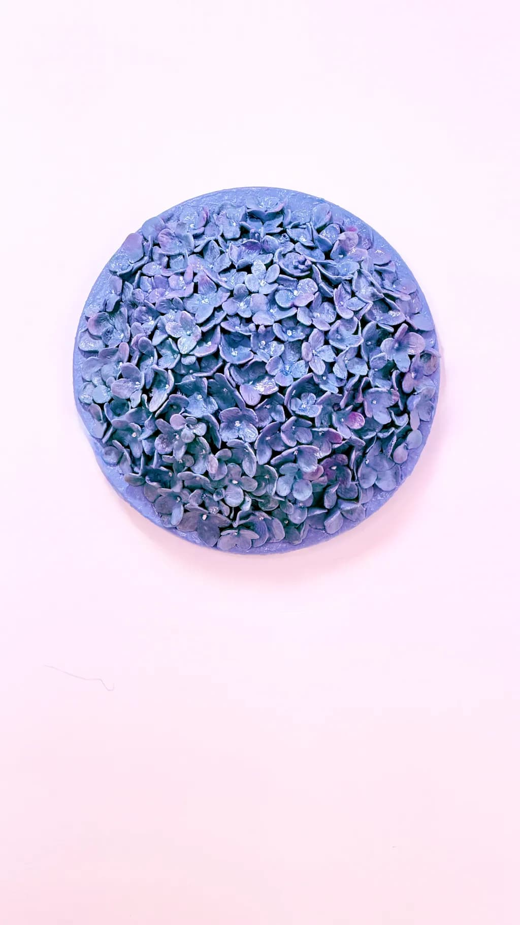 Blue Hydrangea Cluster