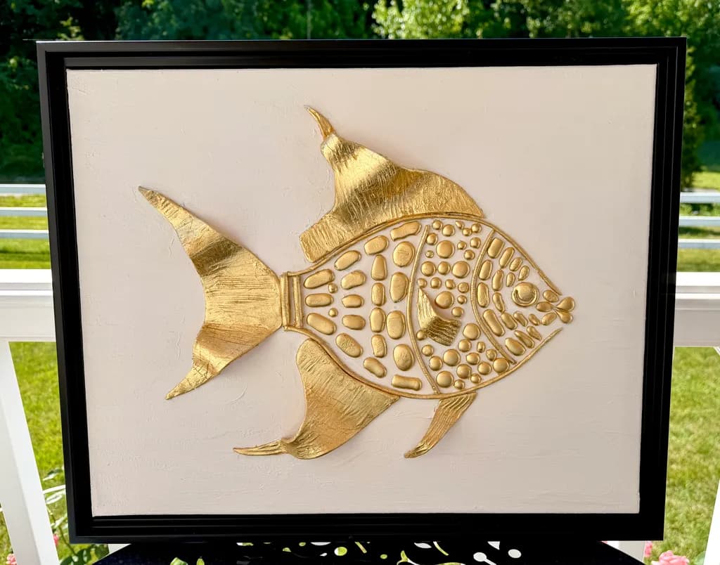 Golden Mosaic Fish
