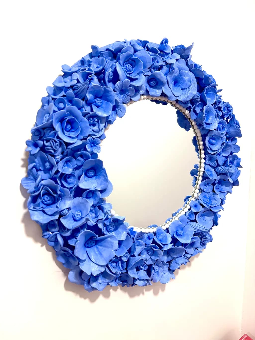 Cerulean Bloom Mirror