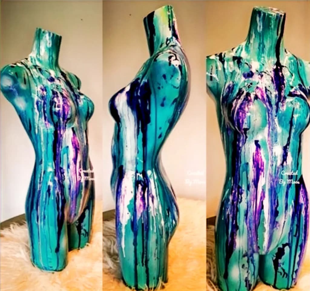 Blue Sparkel Torso