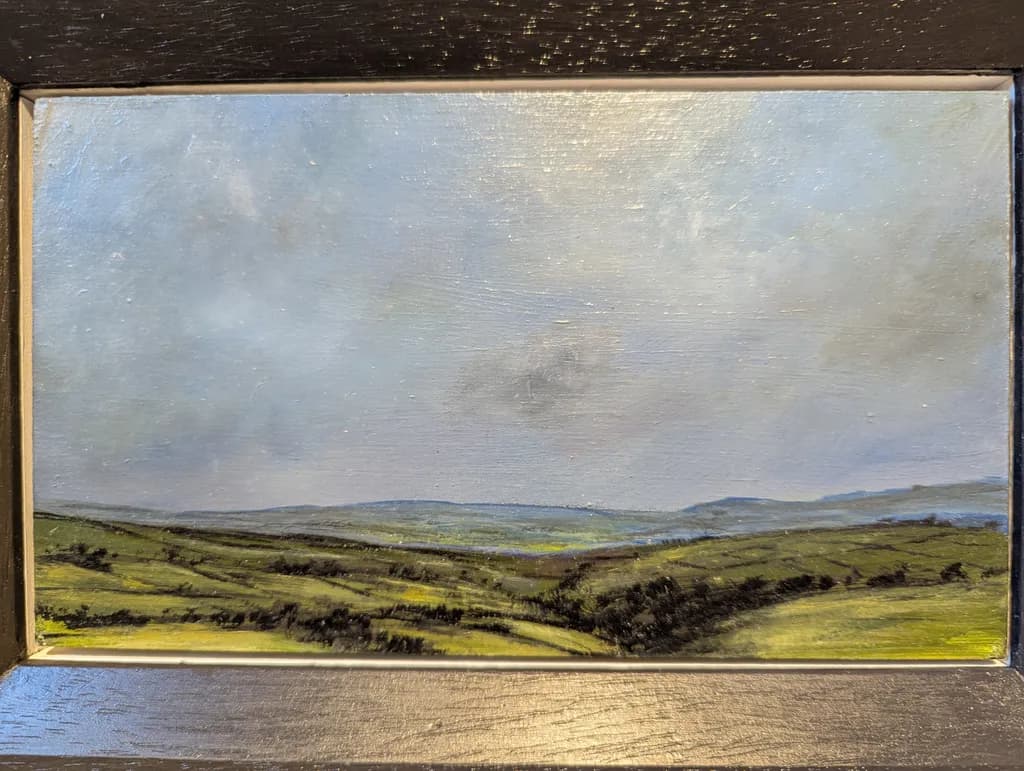 Clouded Hillscape
