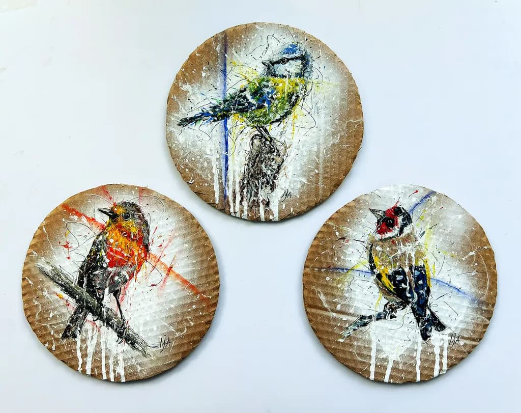 Fragmented Feathers Trio
