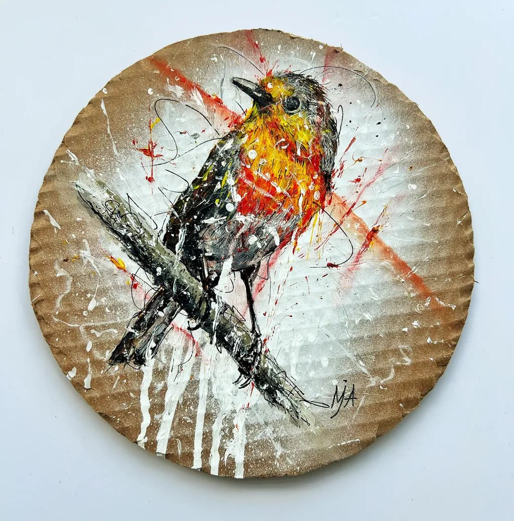 Cardboard Robin