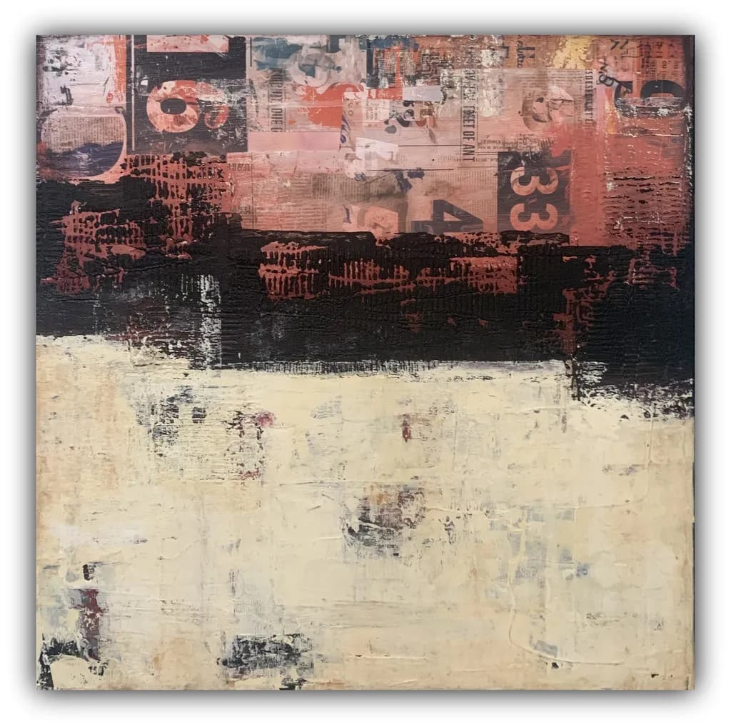 Numbered Collage Layers