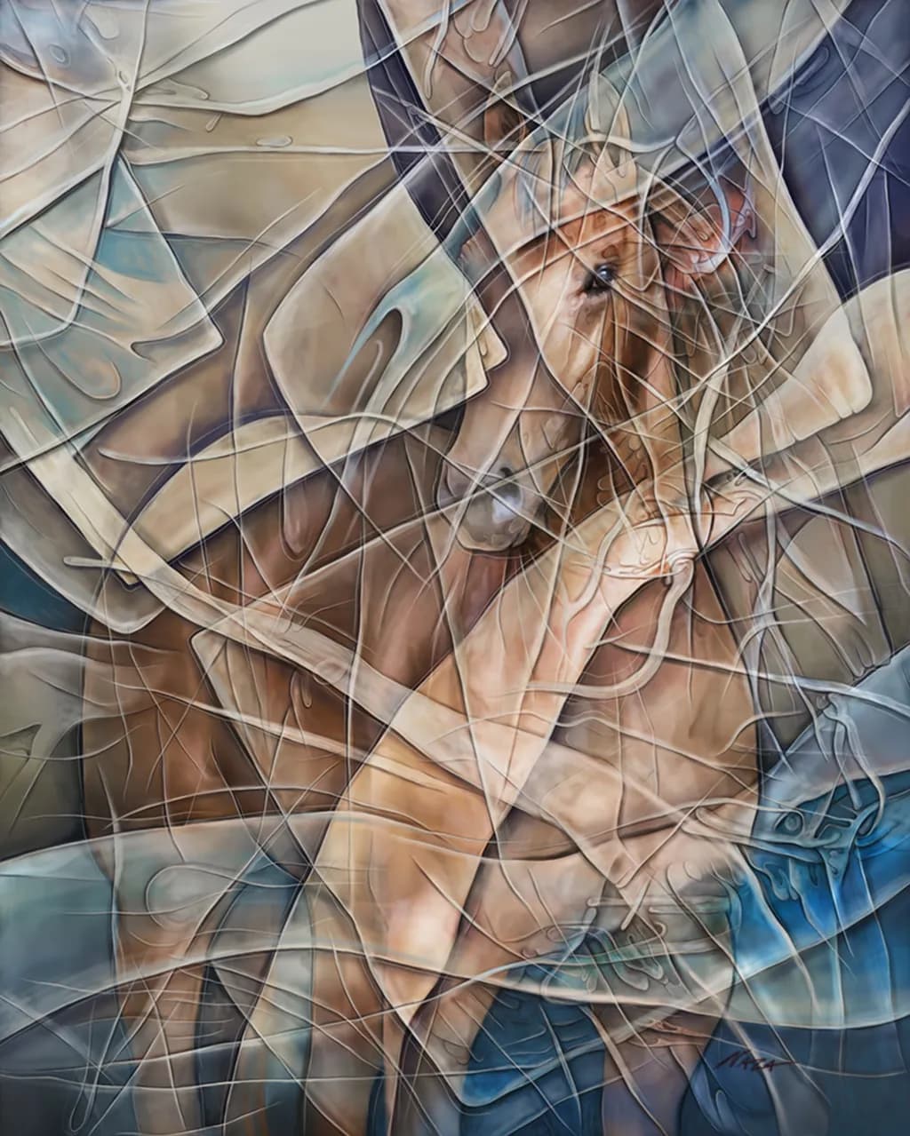Fractured Equine