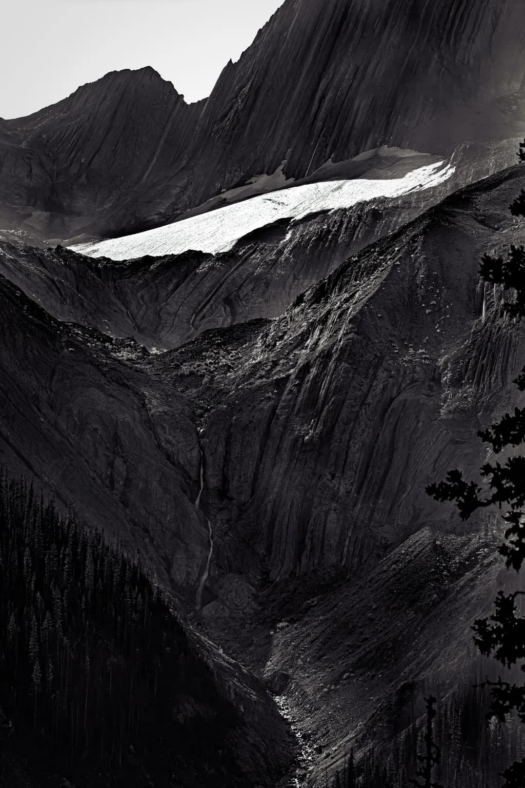 Mt. Lyautey Glacier: Where Light Meets Stone