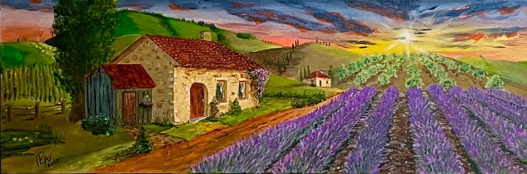Lavender Sunset