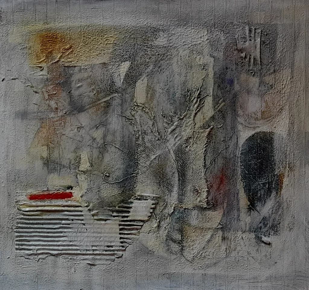 Monochrome Harmony: An Abstract Exploration of Texture and Contrast