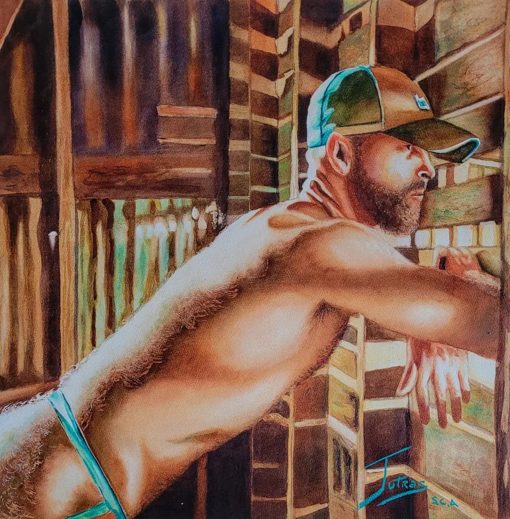 Contemplative Muscles: A Vibrant Exploration of Intimacy and Strength