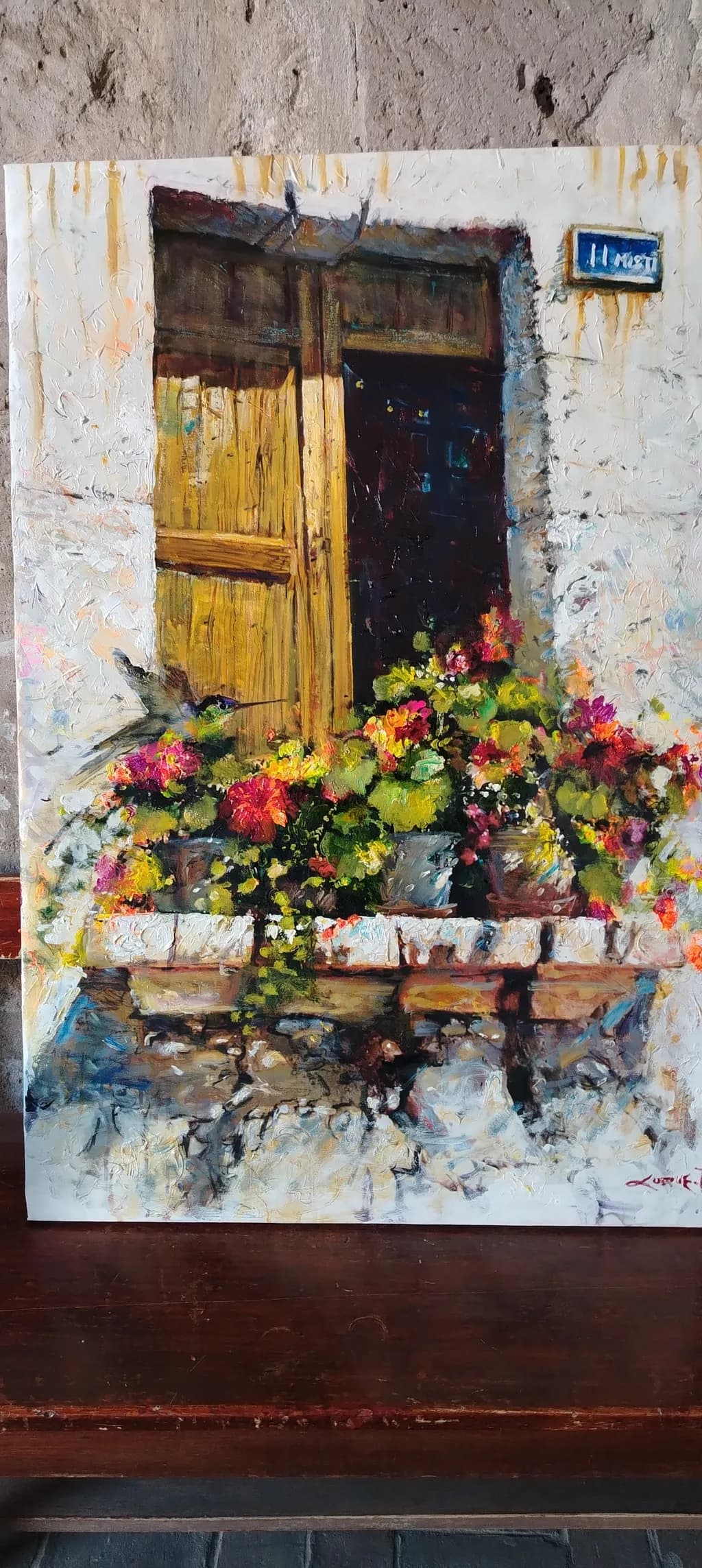 Rustic Bloom Window