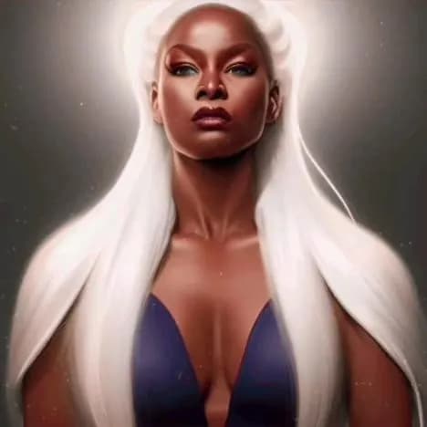 Ethereal Elegance: A Portrait of Strength and Beauty