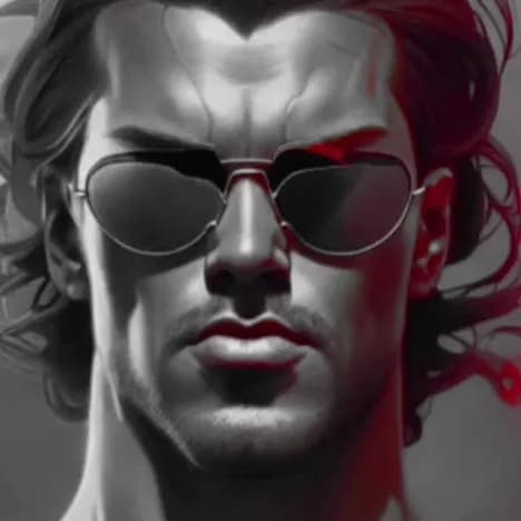 Bold Reflections: A Striking Portrait of Confidence and Style