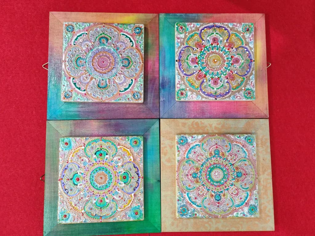 Turquoise Mandala Quartet