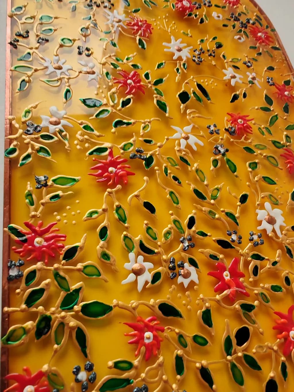 Golden Blossom Mosaic