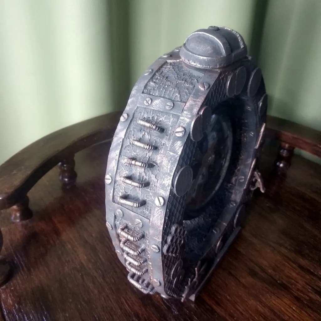 Timeless Whimsy: A Playful Dance of Metal and Memory