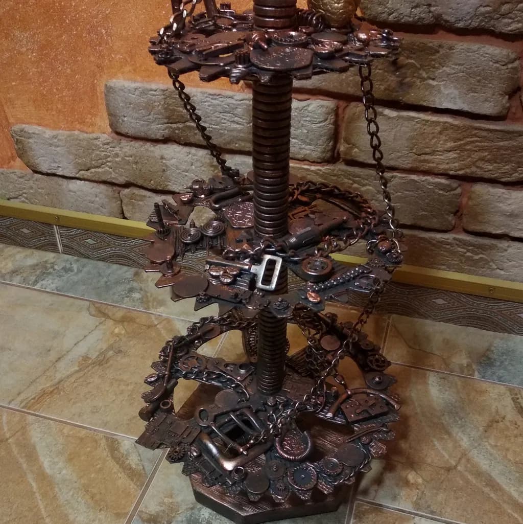 Whimsical Whirlwind: A Dance of Rusty Gears and Forgotten Treasures