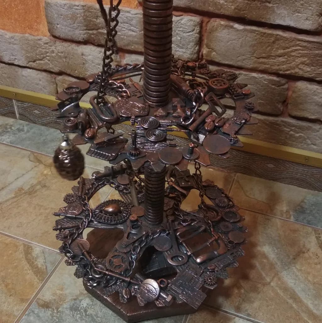 Intricate Metal Whimsy: A Playful Dance of Design and Decor