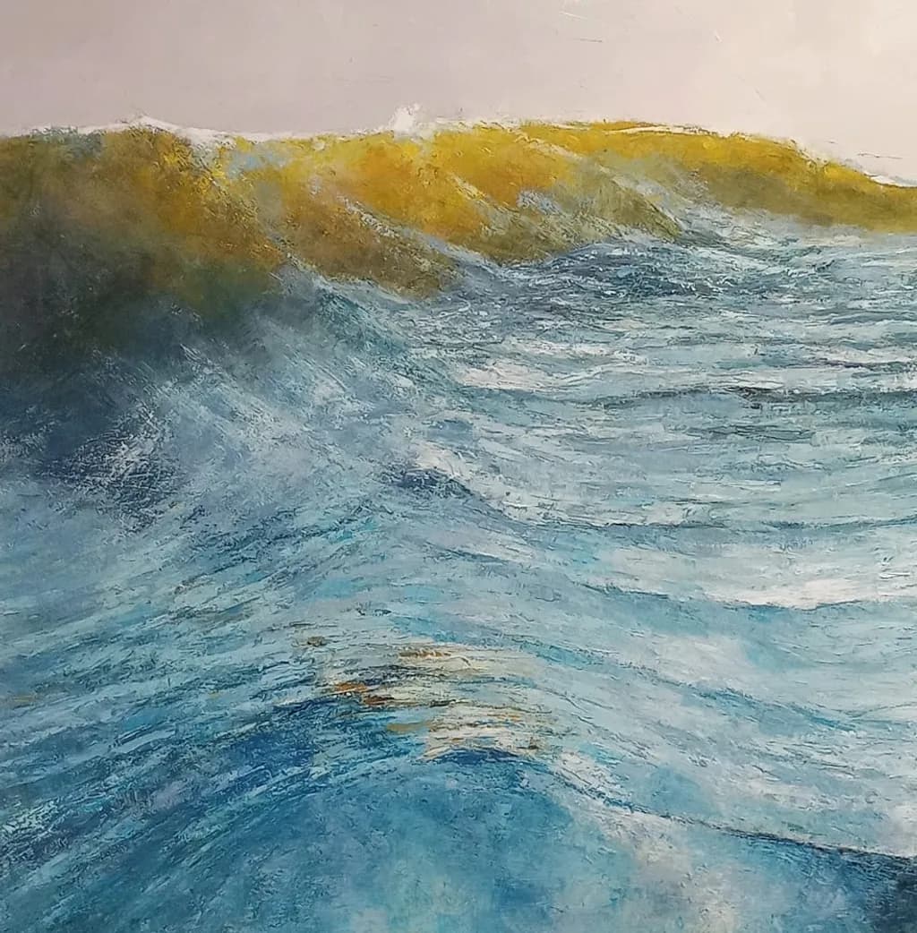 Golden Crest Waves