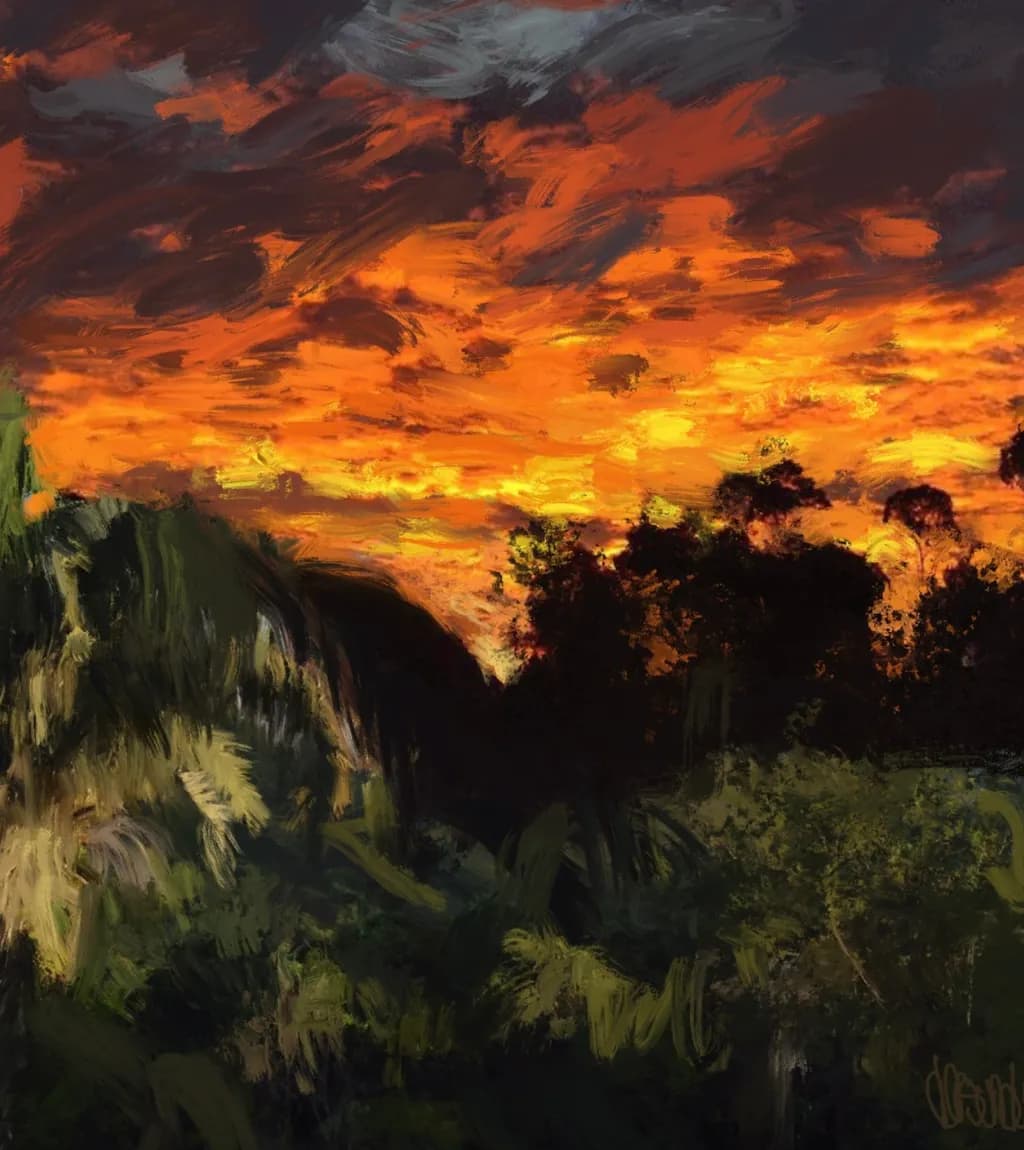 Fiery Horizon