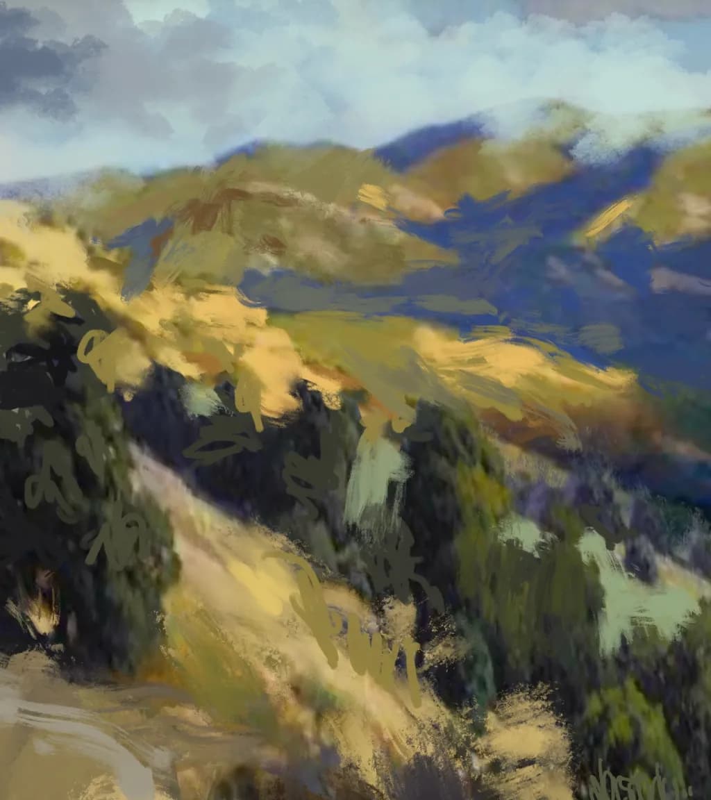 Mountain Lightscape