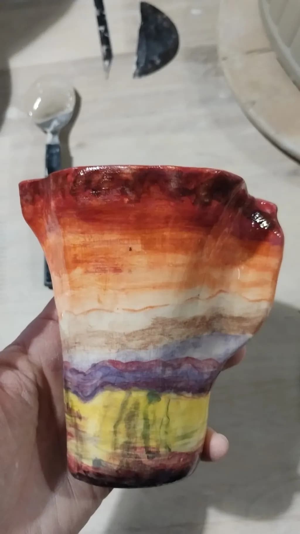Layered Geode Cup