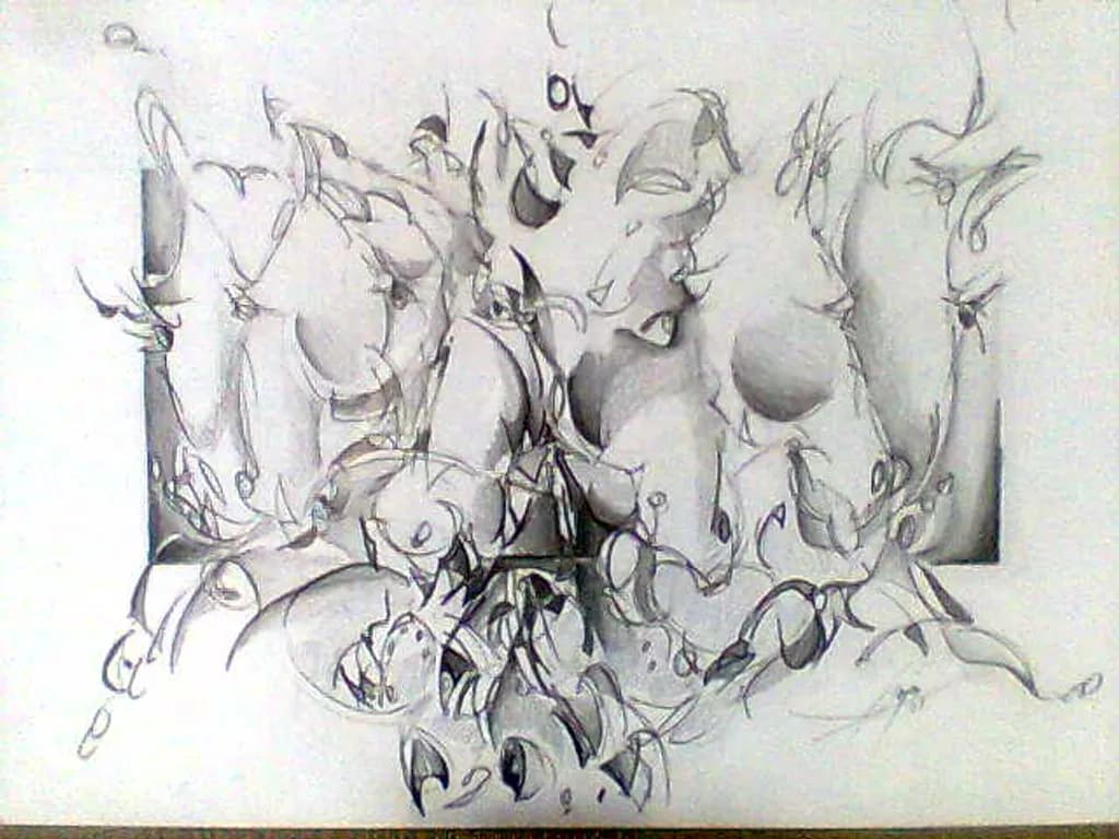 Abstract Figures Composition