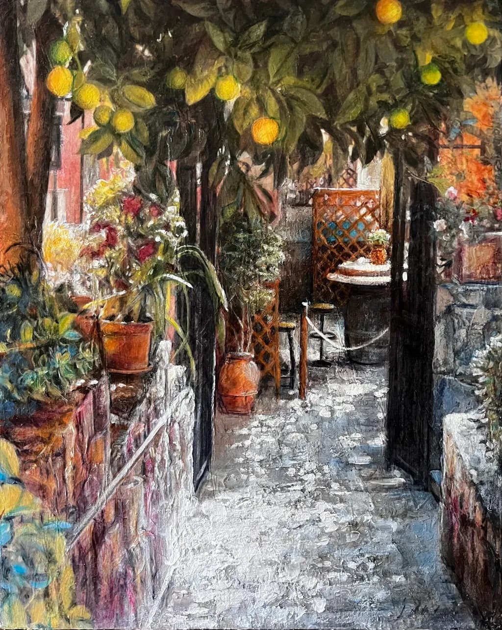 Hidden Citrus Courtyard