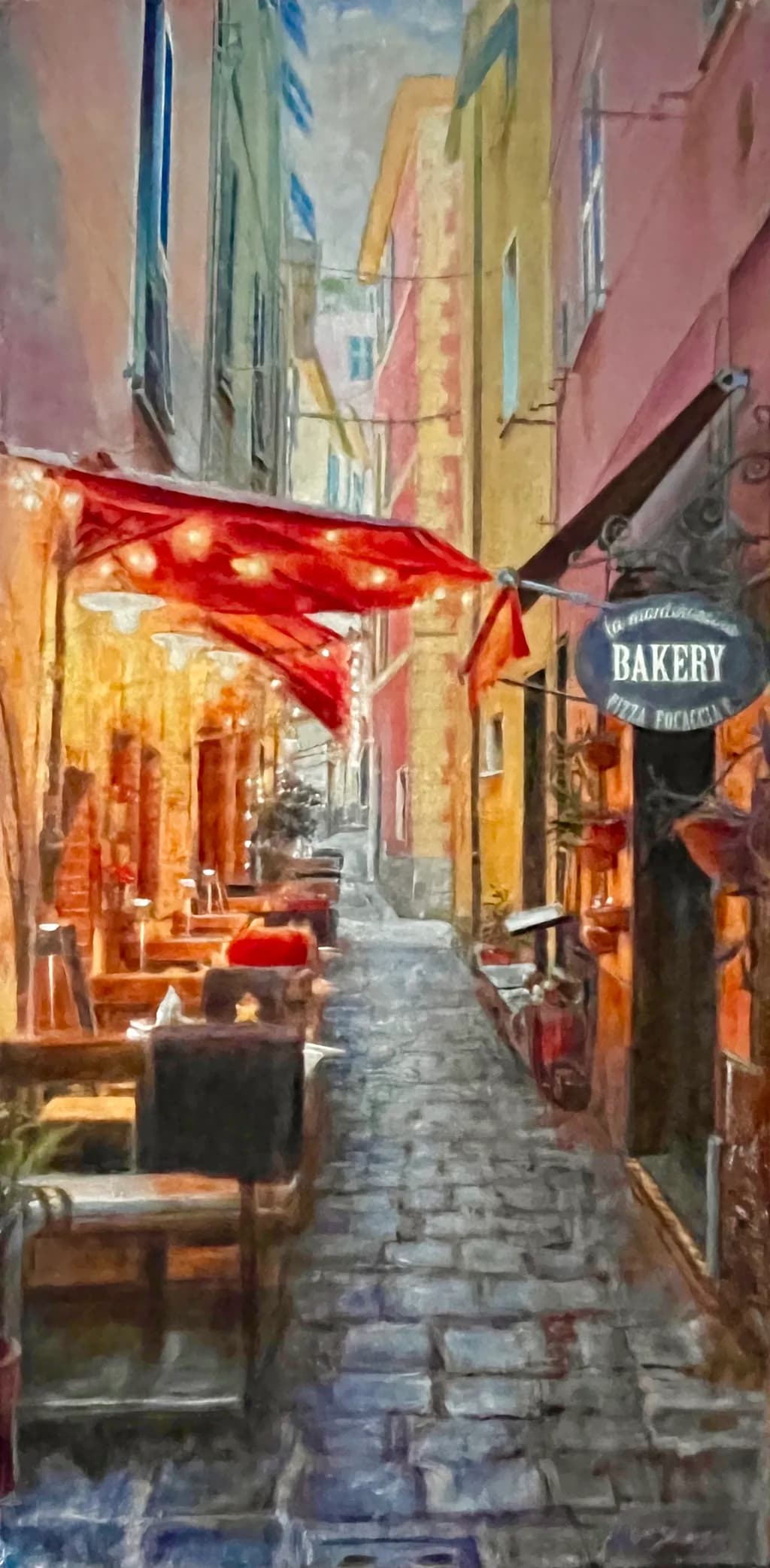 Cobblestone Cafe Lane