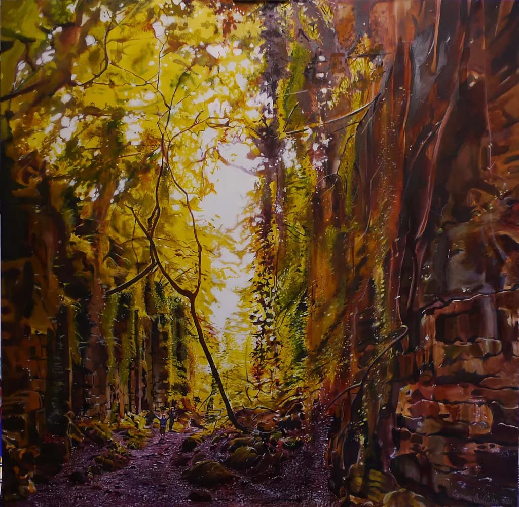 Whispers of Autumn: A Journey Through the Enchanted Forest Pathway