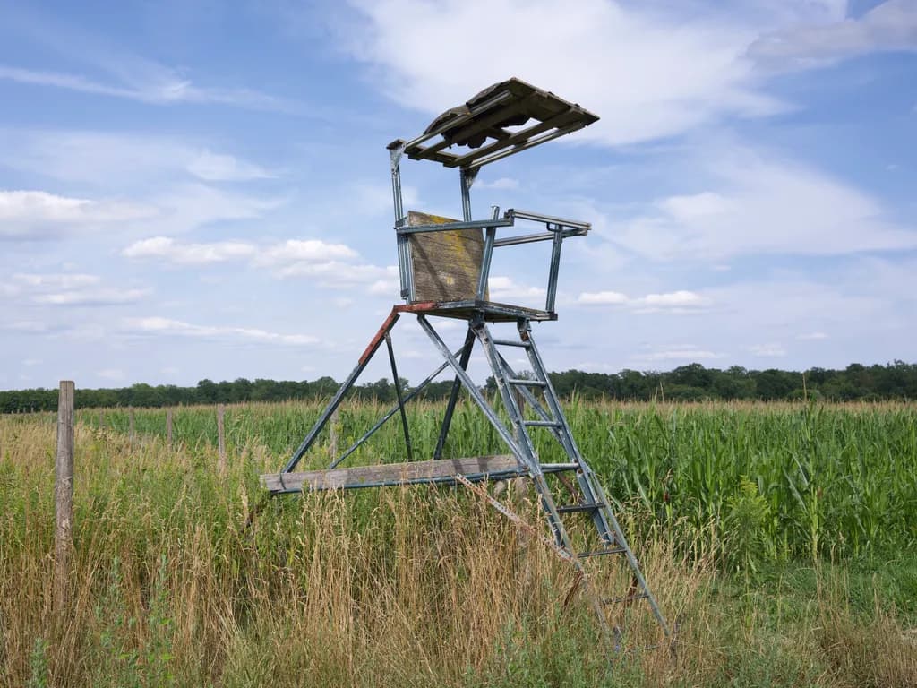Hunting Stand in Field